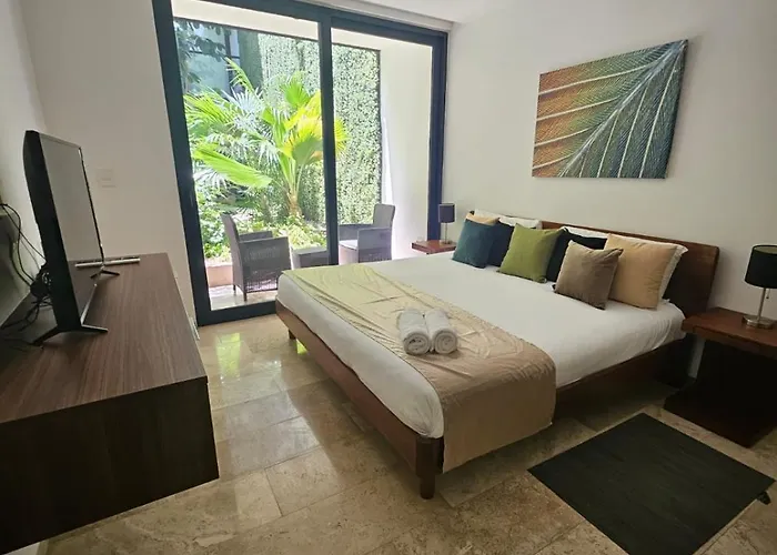 Apartamento The Shore - Chic Getaway - Steps Away Playa del Carmen